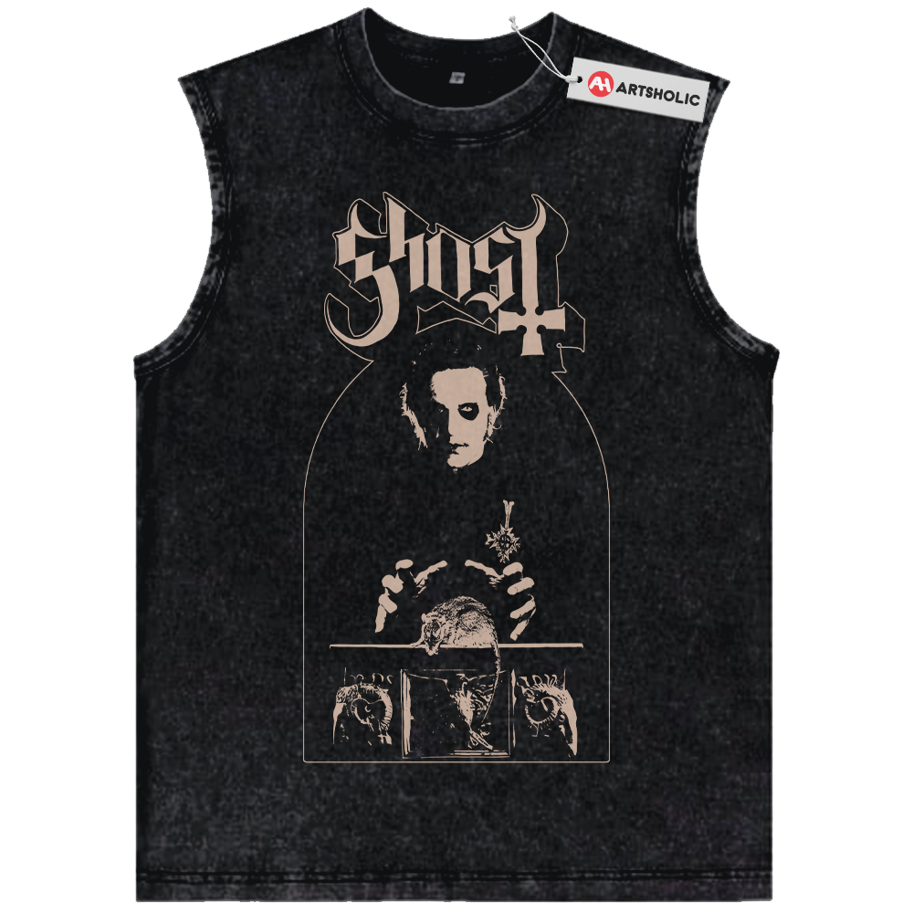 Ghost Tank Top, Halloween Tank Top, Horror Tank Top, Vintage Tank Top