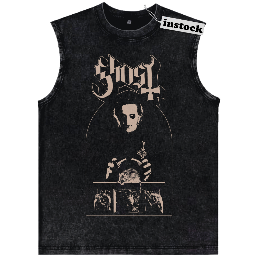 Ghost Tank Top, Halloween Tank Top, Horror Tank Top, Vintage Tank Top