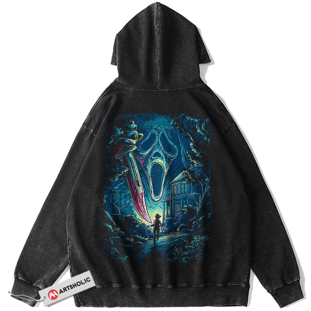 Ghostface Hoodie, Scream Hoodie, Halloween Hoodie, Horror Hoodie, Vintage Hoodie
