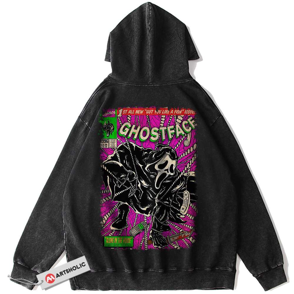Ghostface Hoodie, Scream Hoodie, Halloween Hoodie, Horror Hoodie, Vintage Hoodie