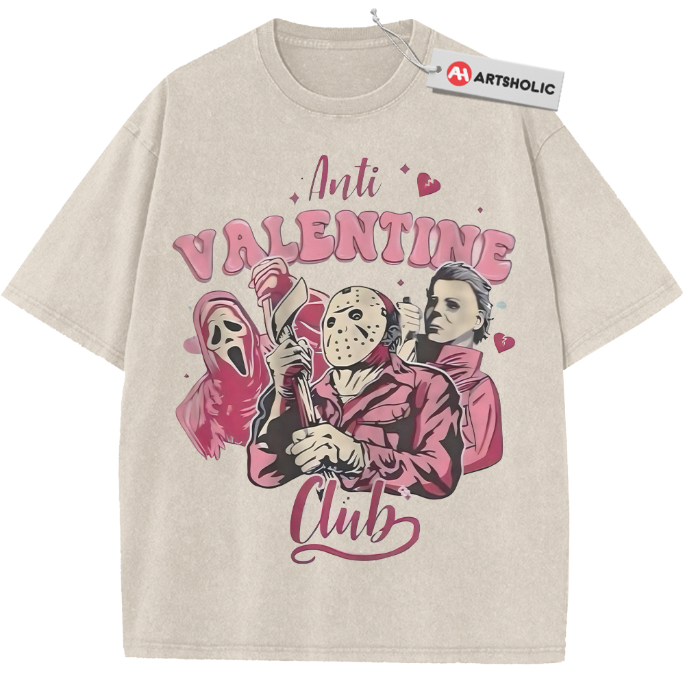 Ghostface Shirt, Michael Myers Shirt, Jason Voorhees Shirt, Horror Shirt, Valentine's Day Shirt, Vintage T-Shirt