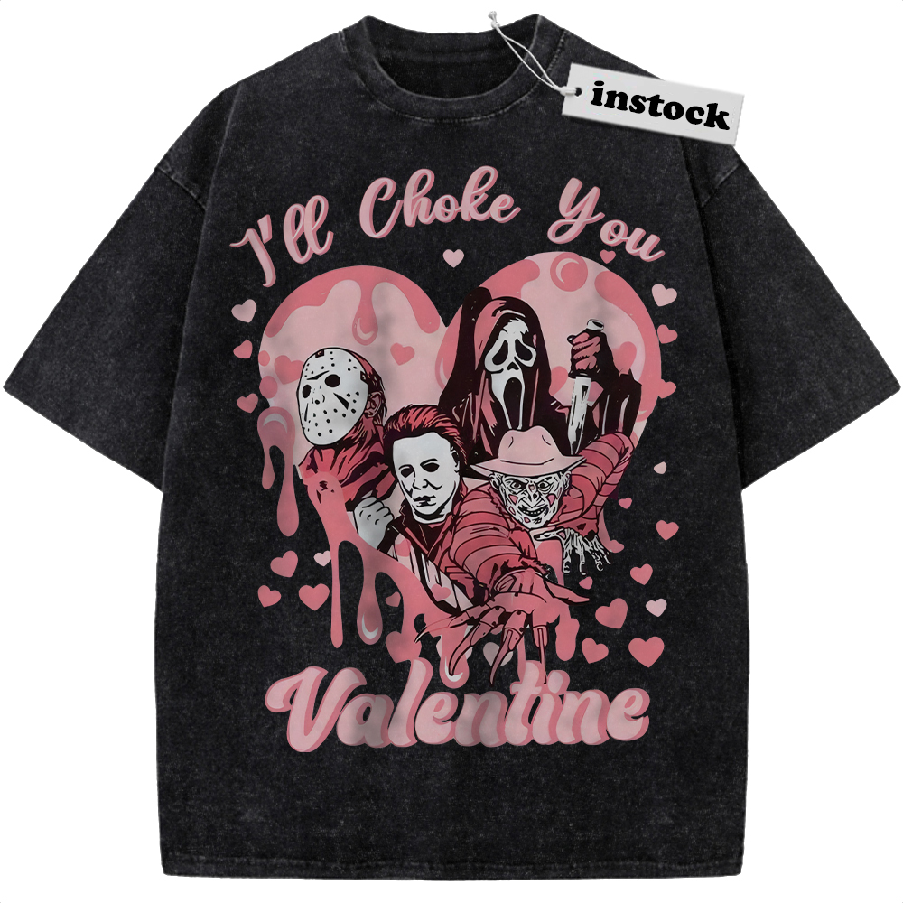 Ghostface Shirt, Michael Myers Shirt, Jason Voorhees Shirt, Horror Shirt, Valentine's Day Shirt, Vintage T-Shirt