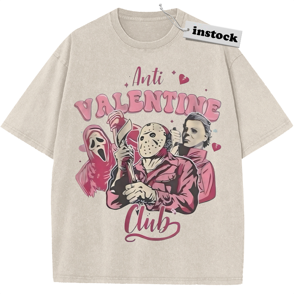 Ghostface Shirt, Michael Myers Shirt, Jason Voorhees Shirt, Horror Shirt, Valentine's Day Shirt, Vintage T-Shirt