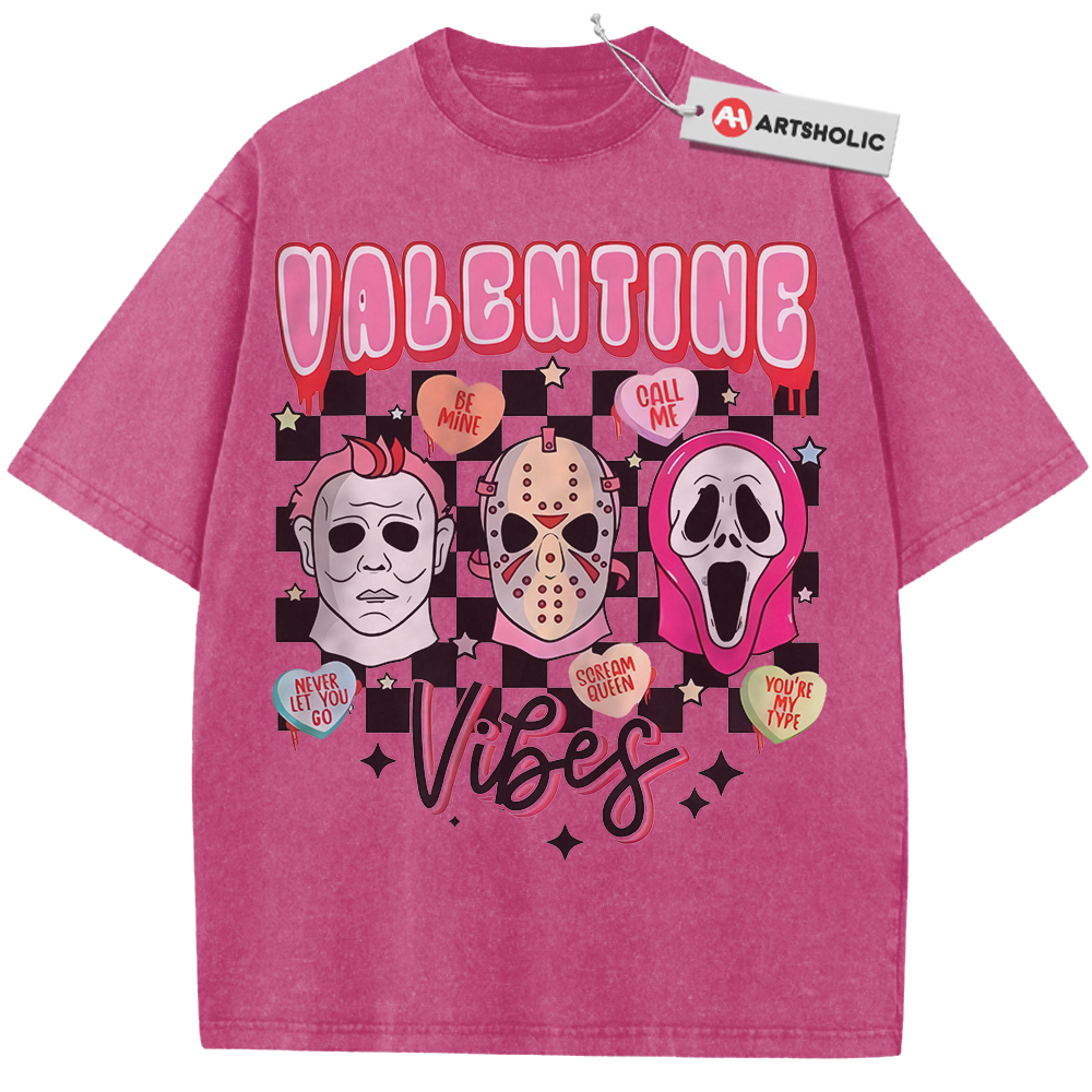 Ghostface Shirt, Michael Myers Shirt, Jason Voorhees Shirt, Valentine's Day Shirt, Horror Shirt, Vintage T-Shirt