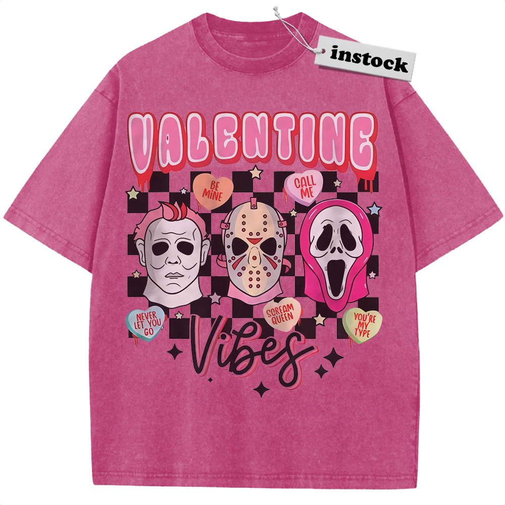 Ghostface Shirt, Michael Myers Shirt, Jason Voorhees Shirt, Valentine's Day Shirt, Horror Shirt, Vintage T-Shirt