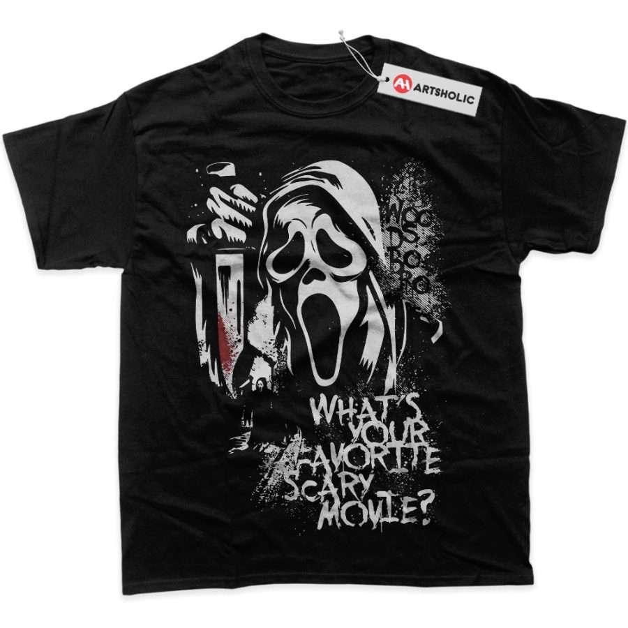 Alternative view of Ghostface Shirt, Scream Shirt, Halloween Shirt, Horror Shirt, Graphic T-Shirt