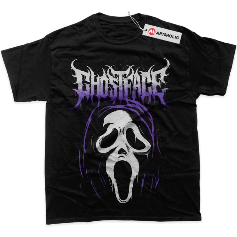 Alternative view of Ghostface Shirt, Scream Shirt, Halloween Shirt, Horror Shirt, Graphic T-Shirt