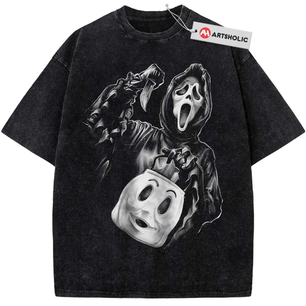 Ghostface Shirt, Scream Shirt, Halloween Shirt, Horror Shirt, Vintage T-Shirt