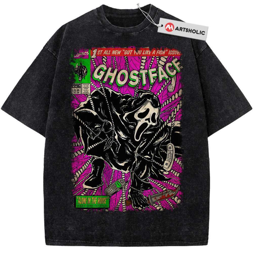 Ghostface Shirt, Scream Shirt, Halloween Shirt, Horror Shirt, Vintage T-Shirt