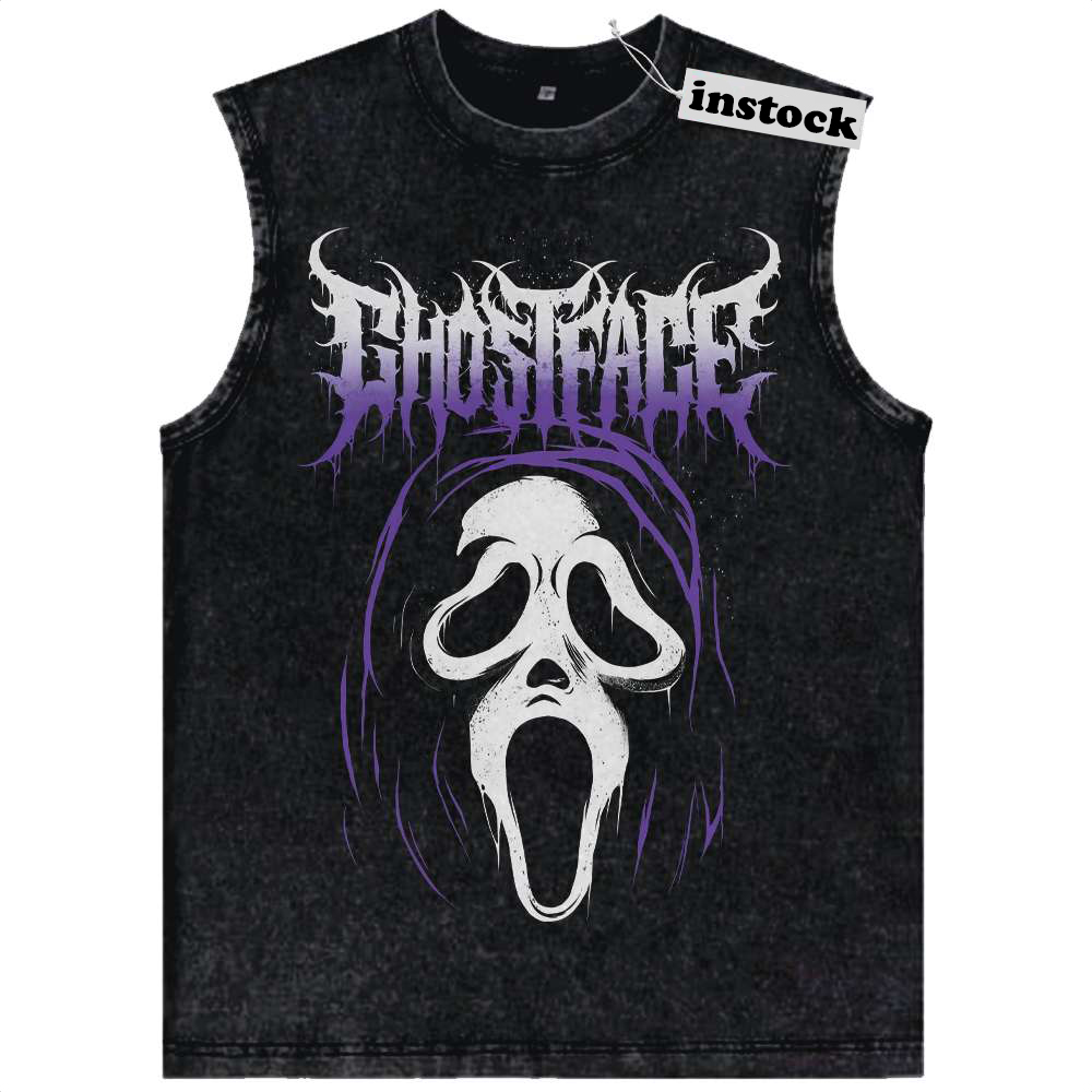 Ghostface Tank Top, Scream Tank Top, Halloween Tank Top, Horror Tank Top, Vintage Tank Top