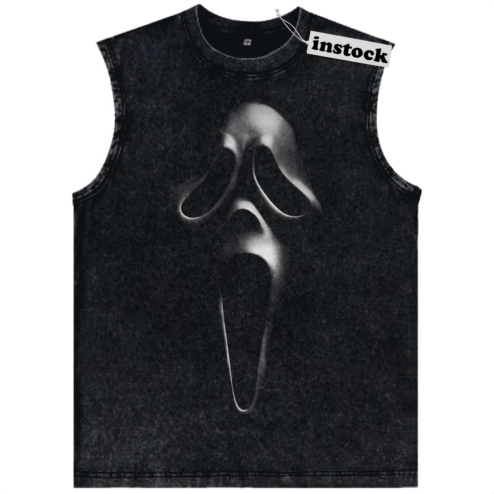 Ghostface Tank Top, Scream Tank Top, Halloween Tank Top, Horror Tank Top, Vintage Tank Top