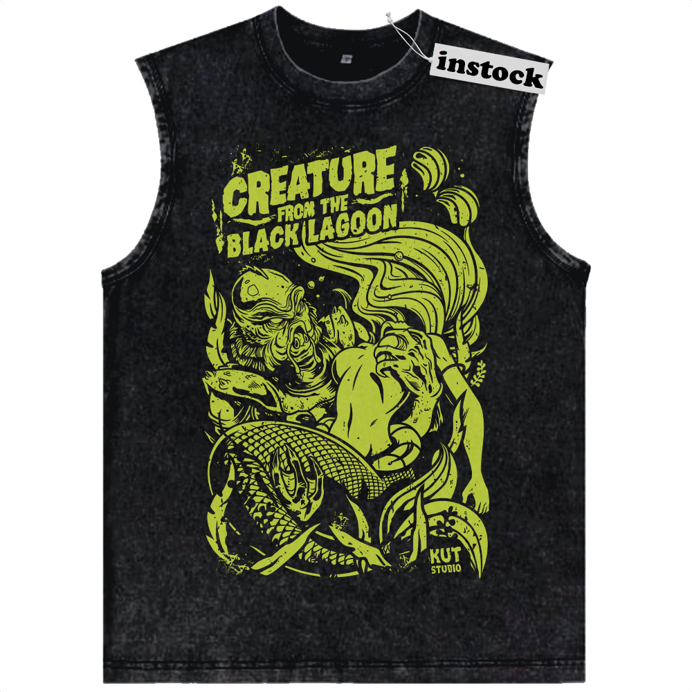 Gill-man Tank Top, Creature from the Black Lagoon Tank Top, Horror Movie Tank Top, Halloween Tank Top, Vintage Tank Top