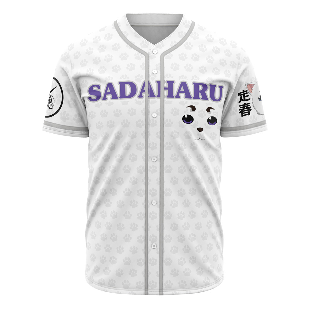 Gintoki and Sadaharu Gintama Custom Baseball Jersey - Otaku Hall