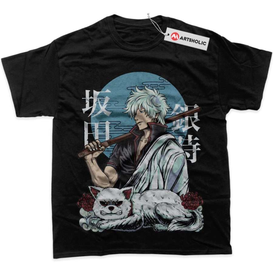 Alternative view of Gintoki Sakata Shirt, Gintama Shirt, Anime Shirt, Graphic T-Shirt