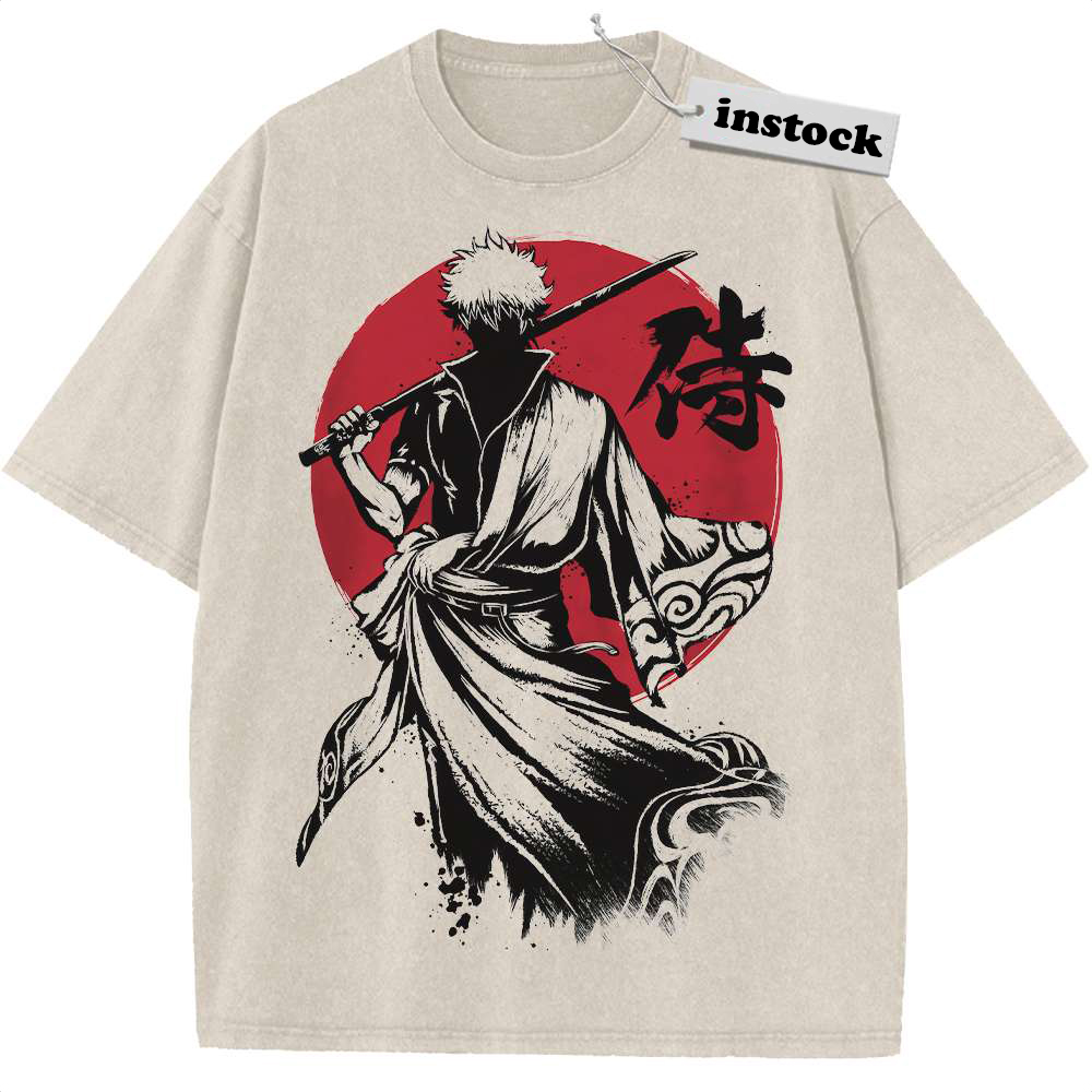 Gintoki Sakata Shirt, Gintama Shirt, Anime Shirt, Vintage Tee
