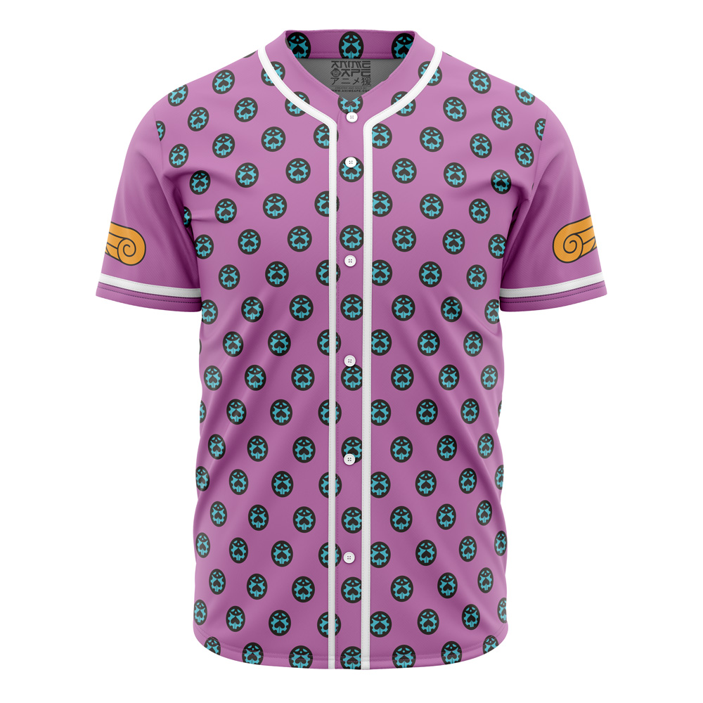 Giorno Giovanna Anime Jojo’s Bizarre Adventure Baseball Jersey