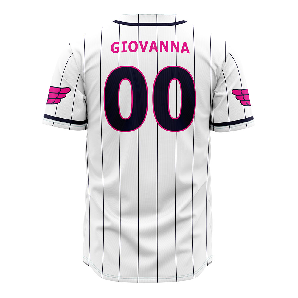 Alternative view of Giorno Giovanna Golden Wind Jojo's Bizarre Adventure Custom Baseball Jersey - Otaku Hall