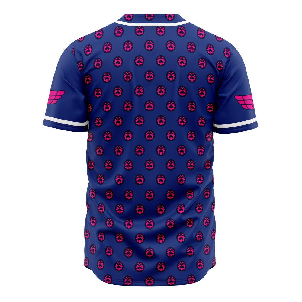 Alternative view of Giorno Giovanna Manga Jojo’s Bizarre Adventure Baseball Jersey