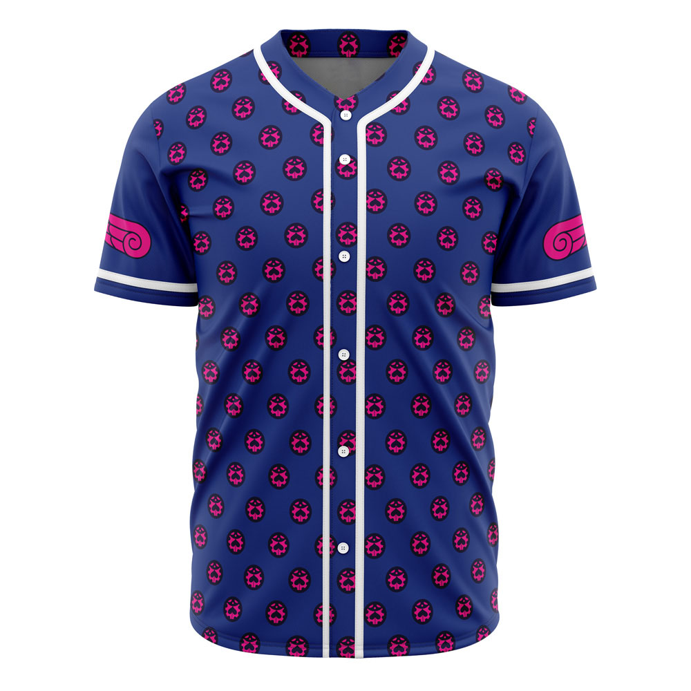 Giorno Giovanna Manga Jojo's Bizarre Adventure Custom Baseball Jersey - Otaku Hall