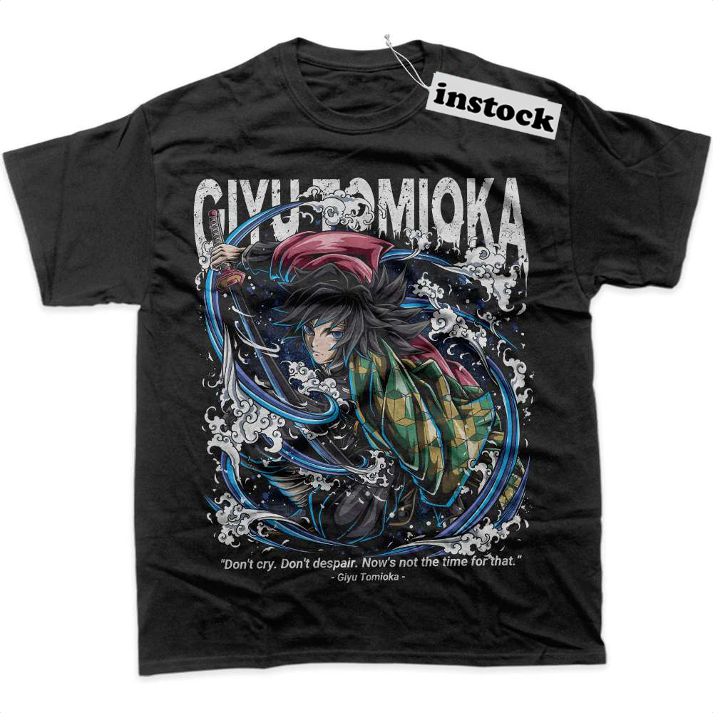 Giyu Tomioka Shirt, Demon Slayer Shirt, Anime Shirt, Graphic T-Shirt