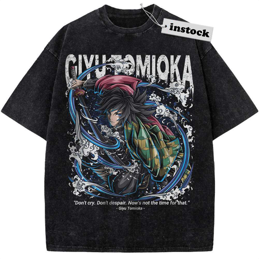 Giyu Tomioka Shirt, Demon Slayer Shirt, Anime Shirt, Vintage T-Shirt