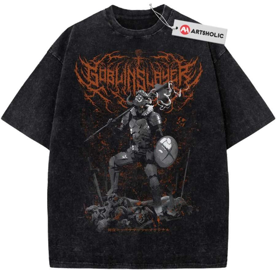 Alternative view of Goblin Slayer Shirt, Anime Shirt, Vintage Tee