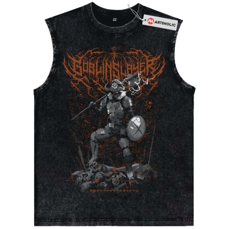 Alternative view of Goblin Slayer Tank Top, Anime Tank Top, Vintage Tank Top