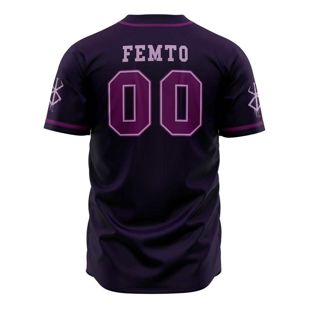 Alternative view of God Hand Femto Berserk Baseball Jersey