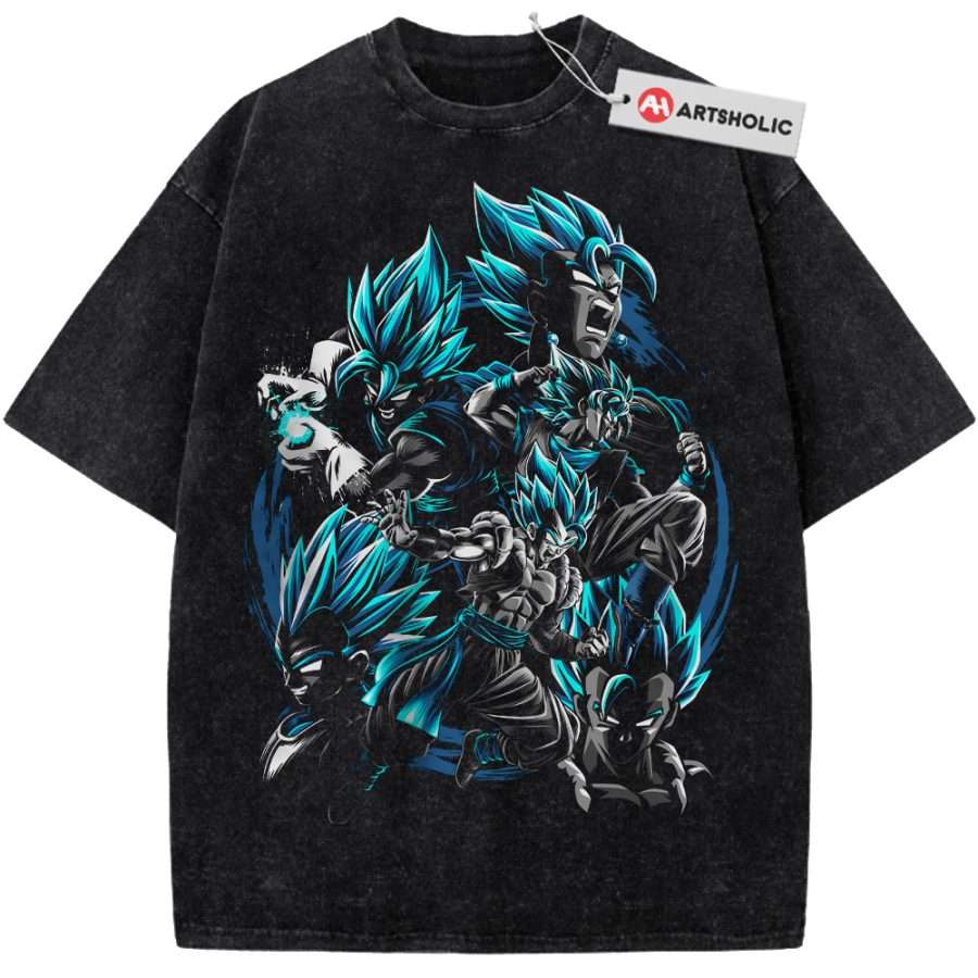 Alternative view of Gogeta Shirt, Dragon Ball Z Shirt, DBZ Shirt, Anime Shirt, Vintage Tee