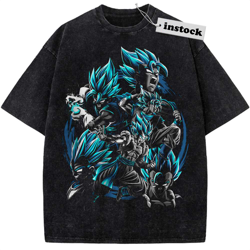 Gogeta Shirt, Dragon Ball Z Shirt, DBZ Shirt, Anime Shirt, Vintage Tee