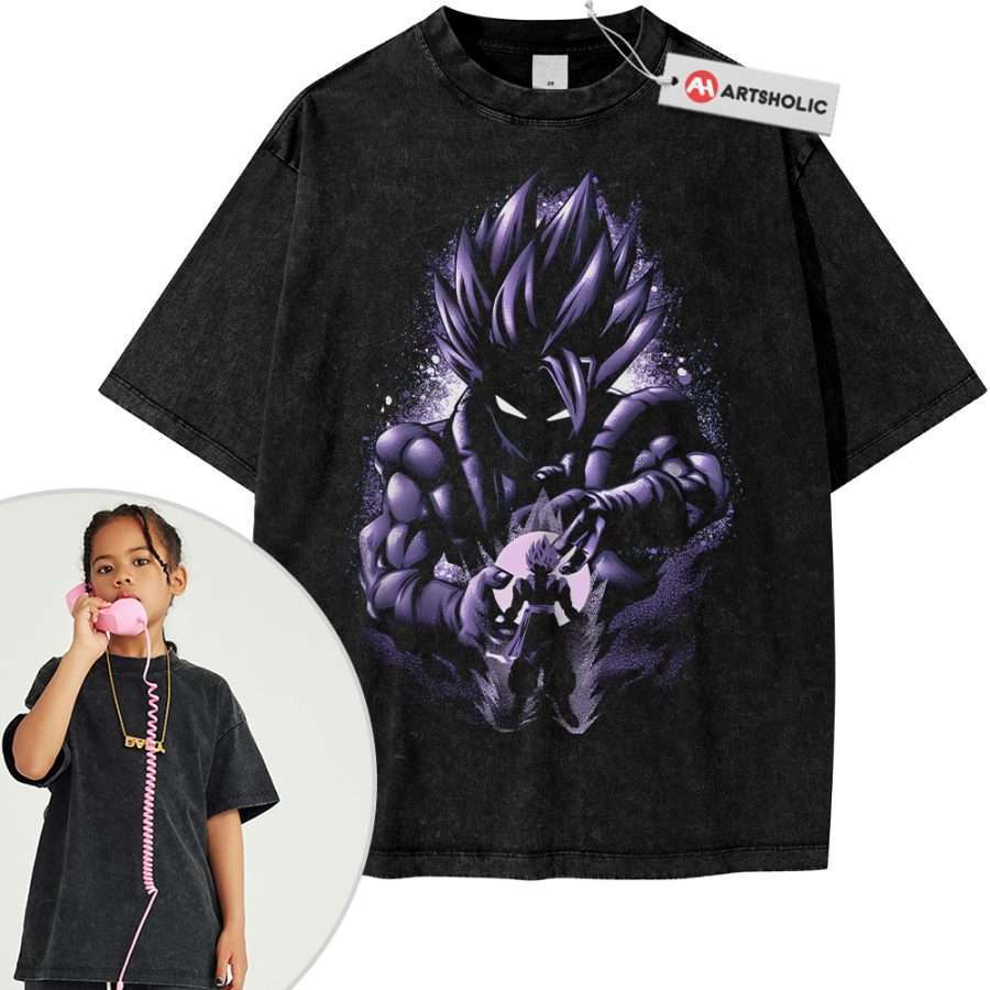 Alternative view of Gogeta Shirt For Kids, Dragon Ball Shirt For Kids, Anime Shirt For Kids, Vintage T-Shirt For Kids