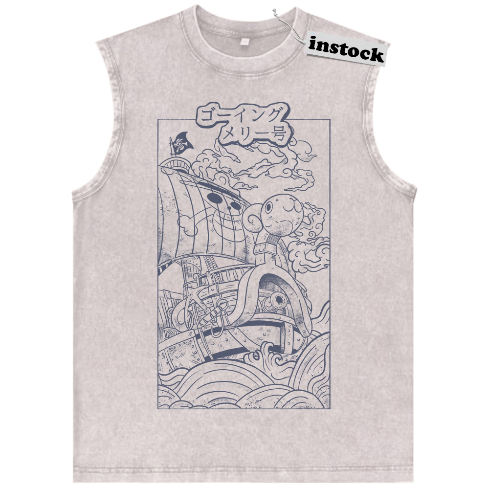 Going Merry Tank Top, One Piece Tank Top, Anime Tank Top, Vintage Tank Top