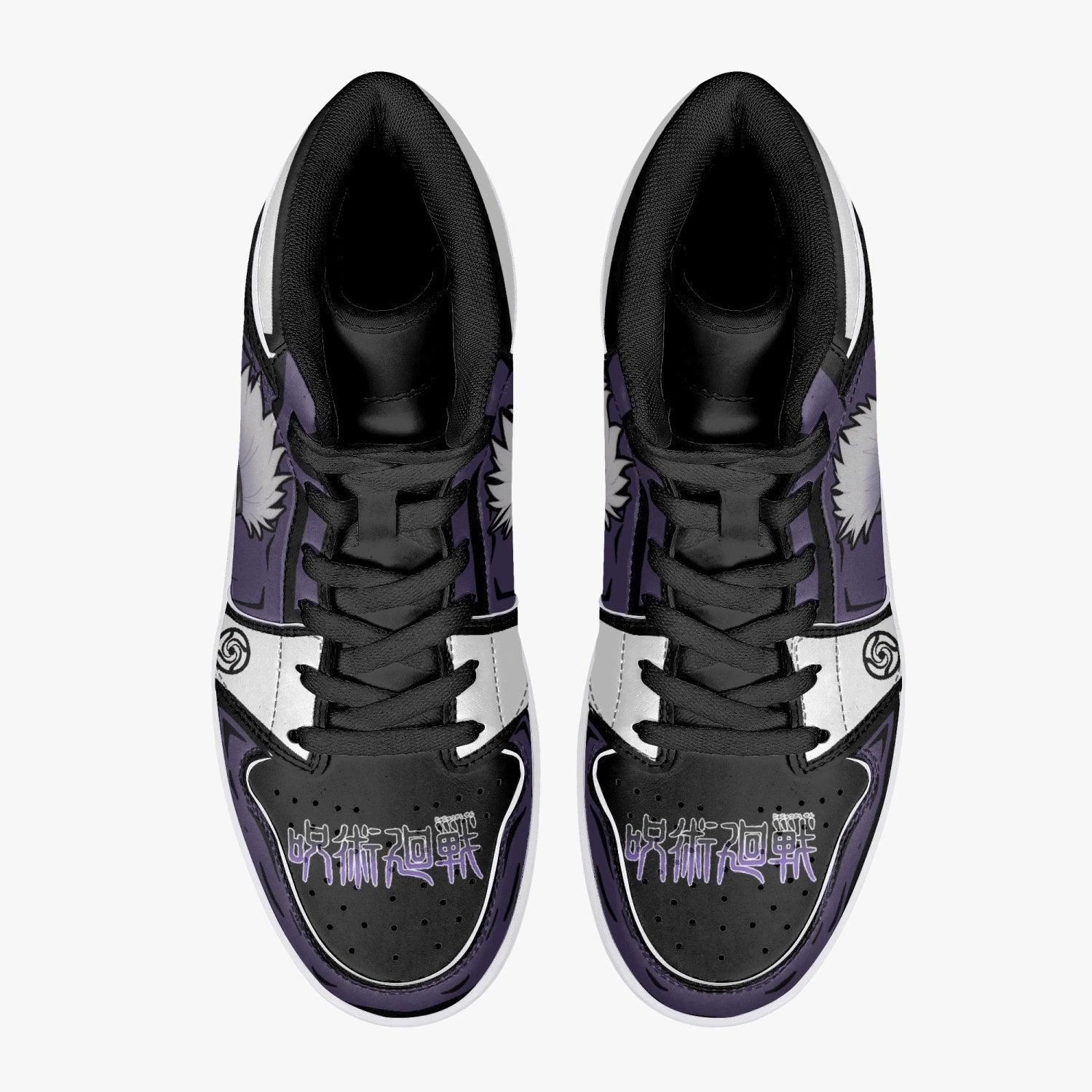 Alternative view of Gojo Satoru Sorcery Fight Custom Sneaker Mid 1 Basketball Shoes - Otaku Hall