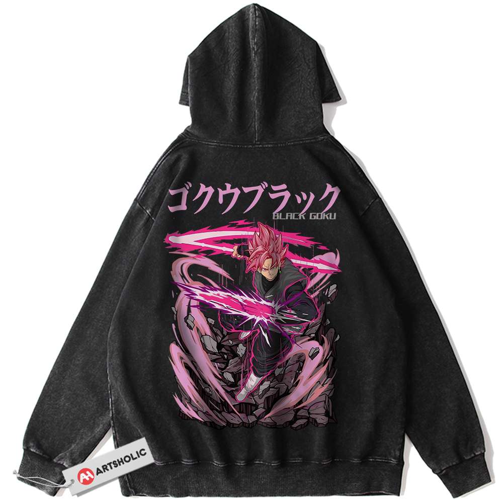 Goku Black Hoodie, Dragon Ball Hoodie, DBZ Hoodie, Anime Hoodie, Vintage Hoodie