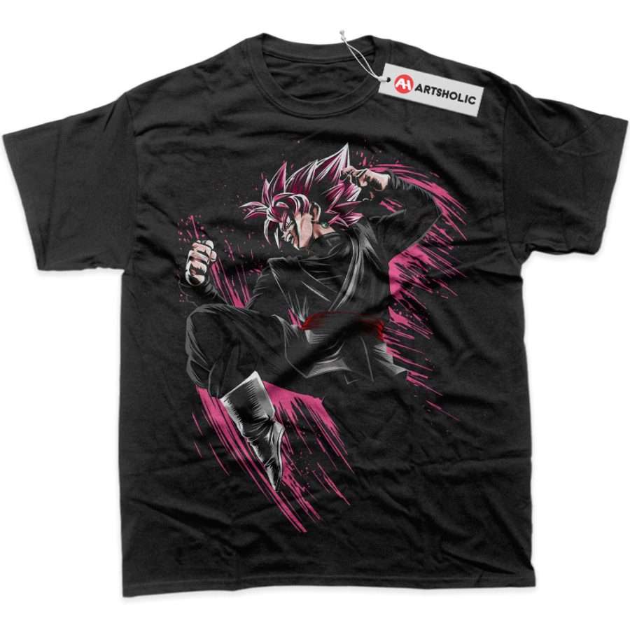 Alternative view of Goku Black Shirt, Dragon Ball Shirt, Anime Shirt, Graphic Tee