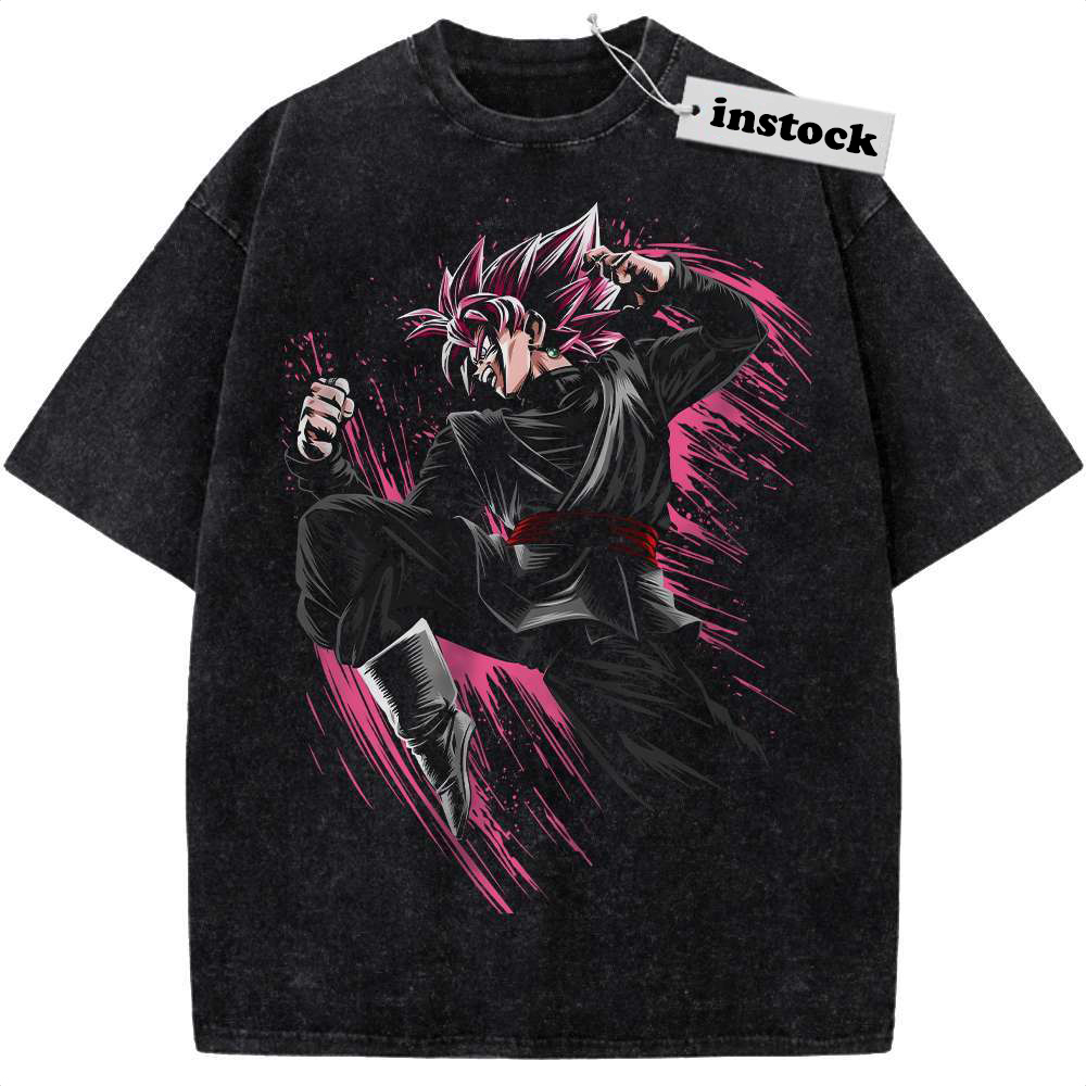 Goku Black Shirt, Dragon Ball Shirt, Anime Shirt, Vintage Tee