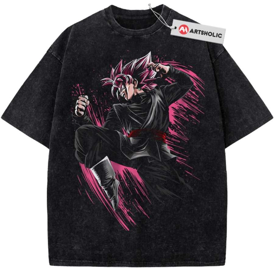 Alternative view of Goku Black Shirt, Dragon Ball Shirt, Anime Shirt, Vintage Tee