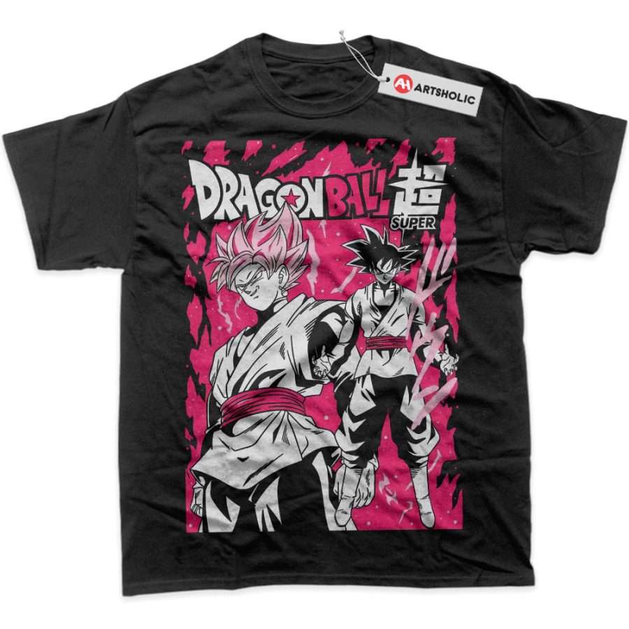 Alternative view of Goku Black Shirt, Dragon Ball Shirt, DBZ Shirt, Anime Shirt, Graphic Tee