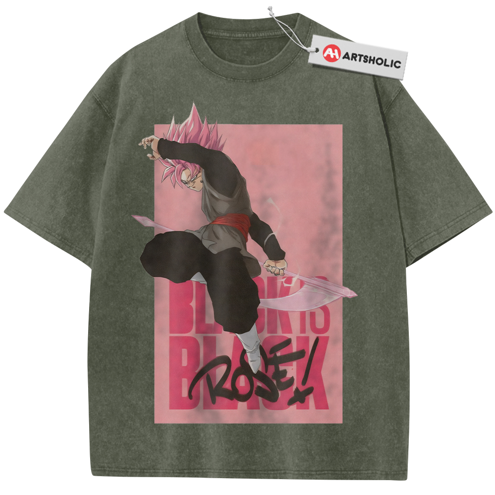 Alternative view of Goku Black Shirt, Dragon Ball Shirt, DBZ Shirt, Anime Shirt, Vintage Tee