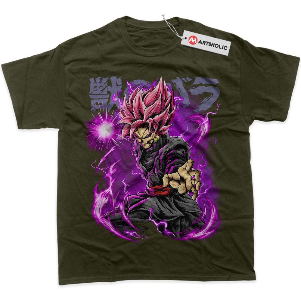 Alternative view of Goku Black Shirt, Dragon Ball Z Shirt, DBZ Shirt, Anime Shirt, graphic Tee