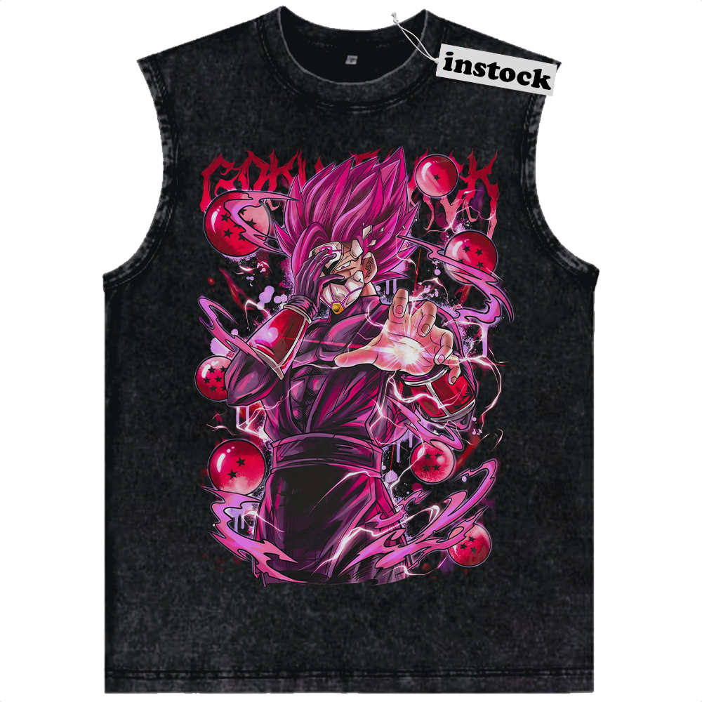 Goku Black Tank Top, Dragon Ball Tank Top, DBZ Tank Top, Anime Tank Top, Vintage Tank Top