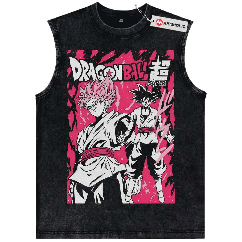 Goku Black Tank Top, Dragon Ball Tank Top, DBZ Tank Top, Anime Tank Top, Vintage Tank Top