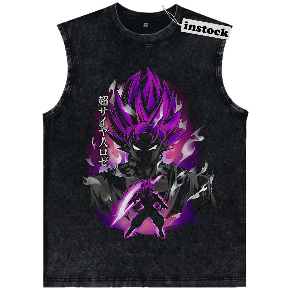 Goku Black Tank Top, Dragon Ball Z Tank Top, DBZ Tank Top, Anime Tank Top, Vintage Tank Top
