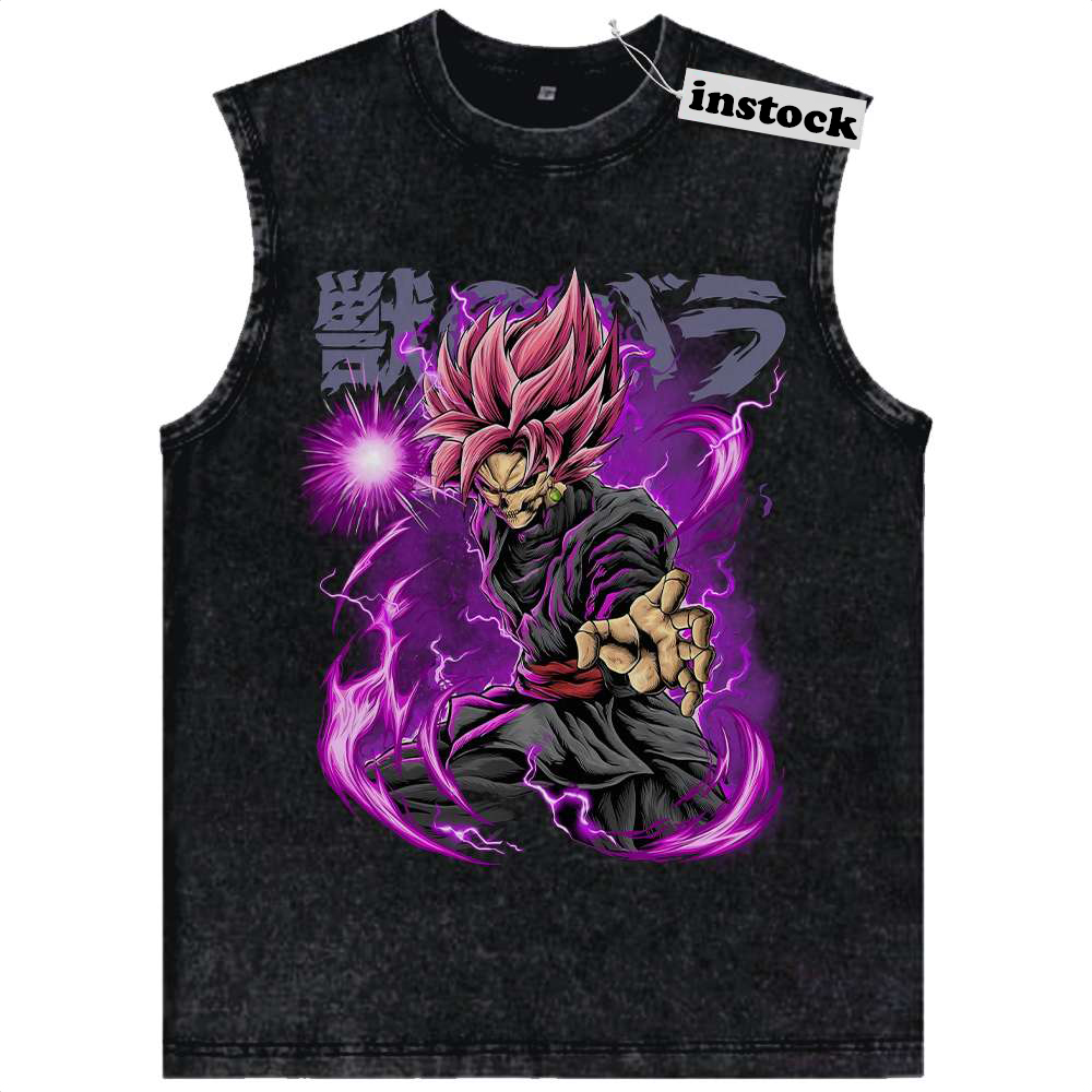 Goku Black Tank Top, Dragon Ball Z Tank Top, DBZ Tank Top, Anime Tank Top, Vintage Tank Top