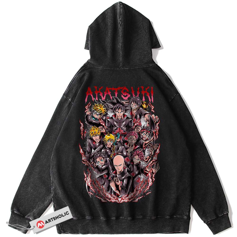 Goku Hoodie, Naruto Hoodie, Luffy Hoodie, Tanjiro Kamado Hoodie, Ichigo Kurosaki Hoodie, Akatsuki Hoodie, Anime Hoodie,Vintage Hoodie