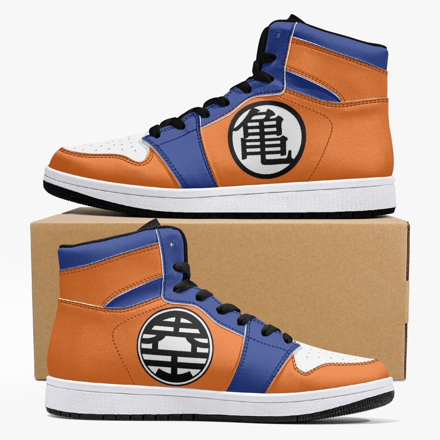 Goku Kame Kai Custom Sneaker Mid 1 Basketball Shoes - Otaku Hall