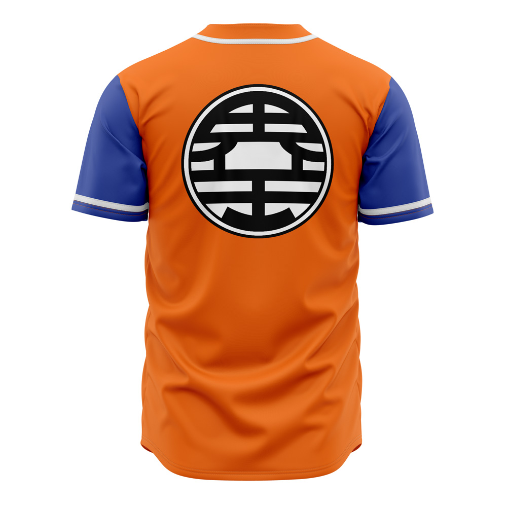 Alternative view of Goku Kame Kai Dragon Ball Z Custom Baseball Jersey - Otaku Hall