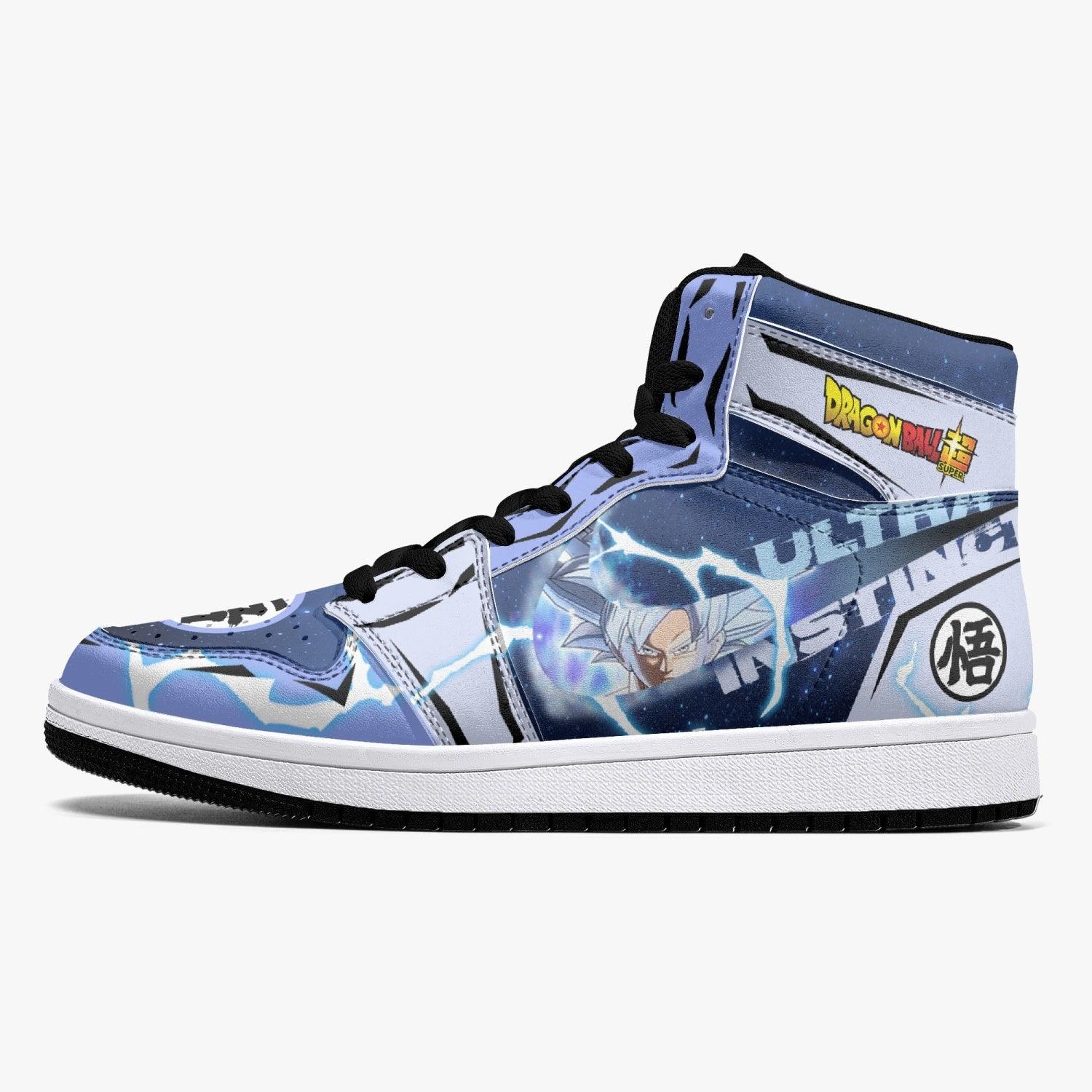 Alternative view of Goku Ultra Instinct Dragon Ball Custom Sneaker Mid 1 Basketball Shoes - Otaku Hall