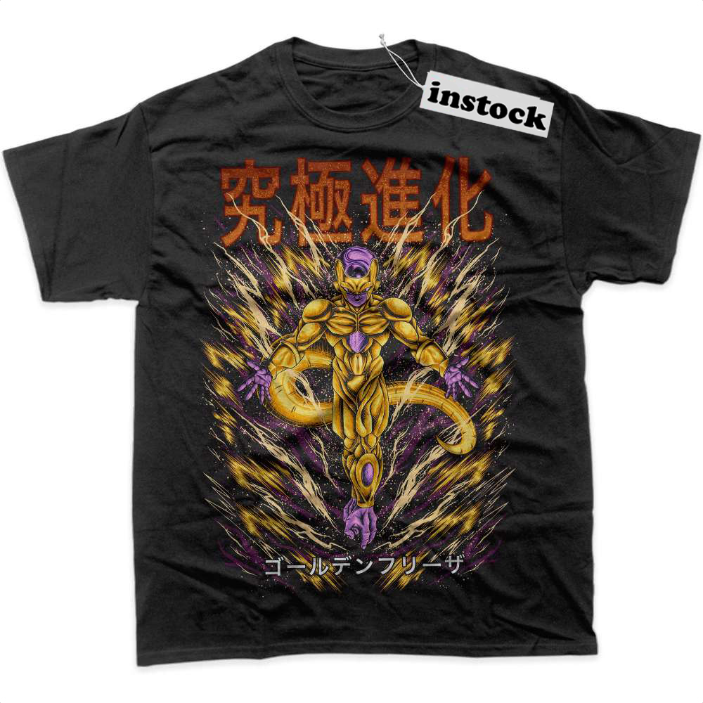 Golden Frieza Shirt, Dragon Ball Shirt, Anime Shirt, Graphic T-Shirt