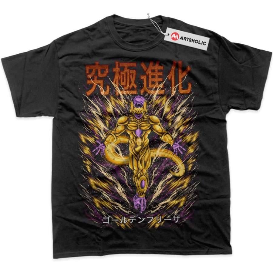 Alternative view of Golden Frieza Shirt, Dragon Ball Shirt, Anime Shirt, Graphic T-Shirt